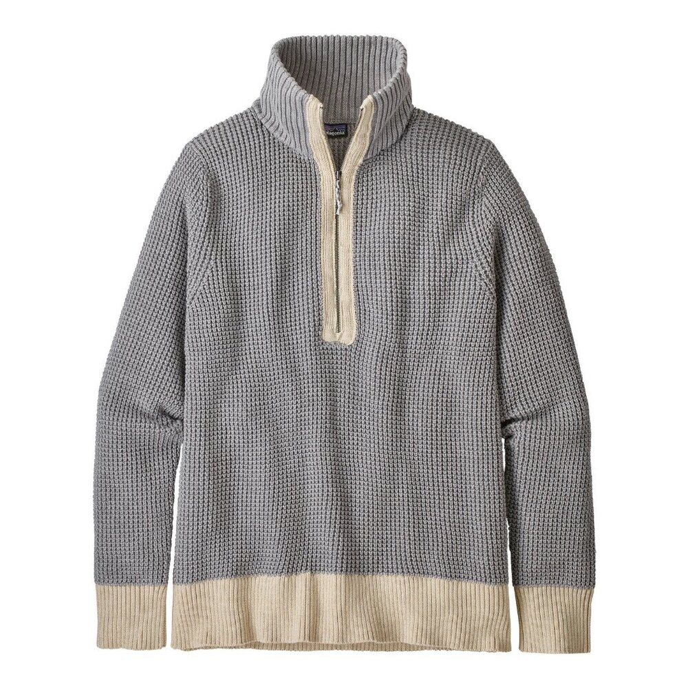 Patagonia Worn Wear Women's Ponderosa Pine 1/4-Zip Drifter Gray Size Small